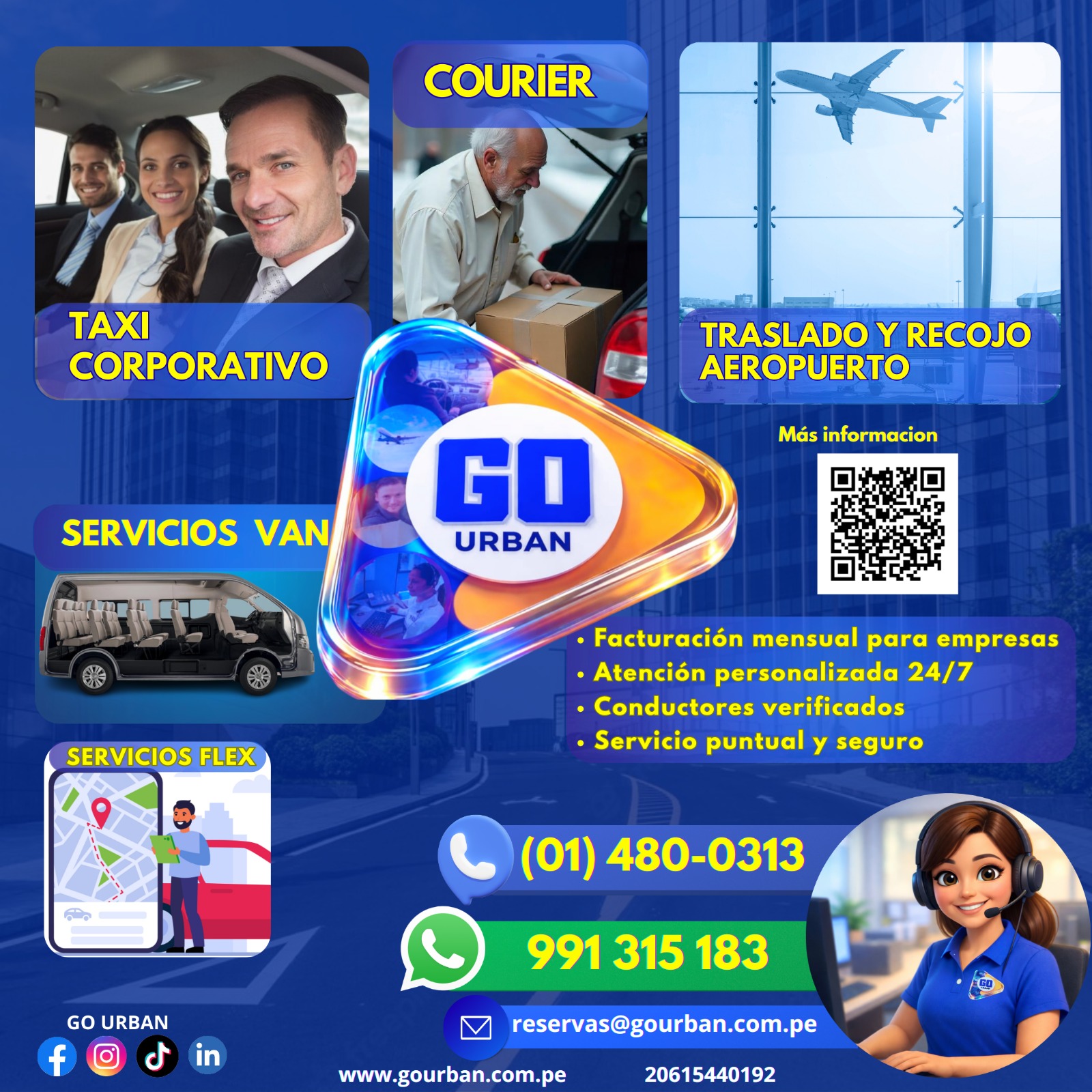 Unidad Go Urban lista para servicio de taxi